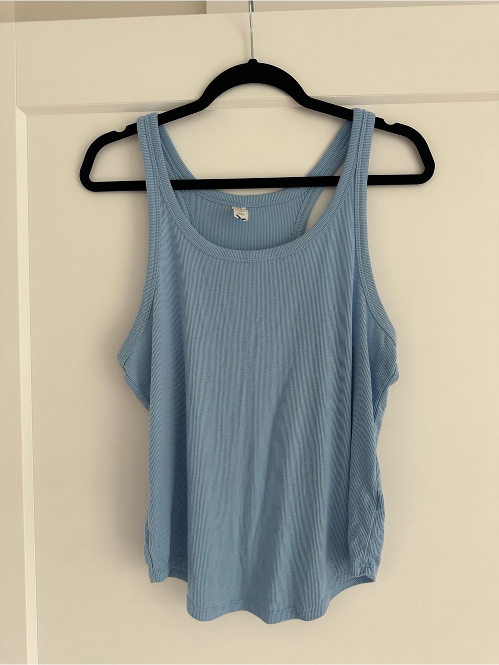 Old Navy Light Blue Scoop Neck Tank Top